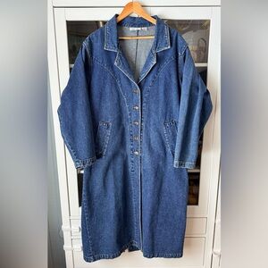 Christopher & Banks Denim Trench